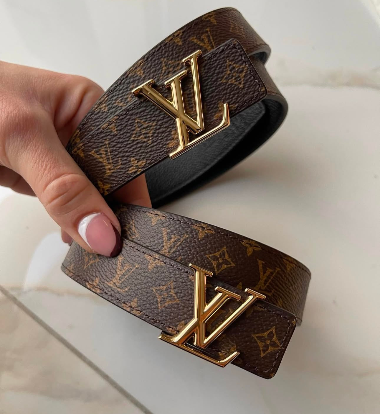 Ceinture Lv reversible
